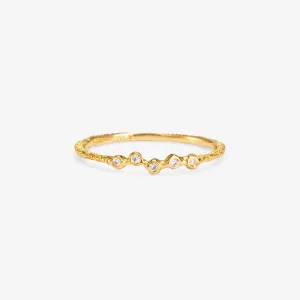Woven Five Diamond Band | R8004W