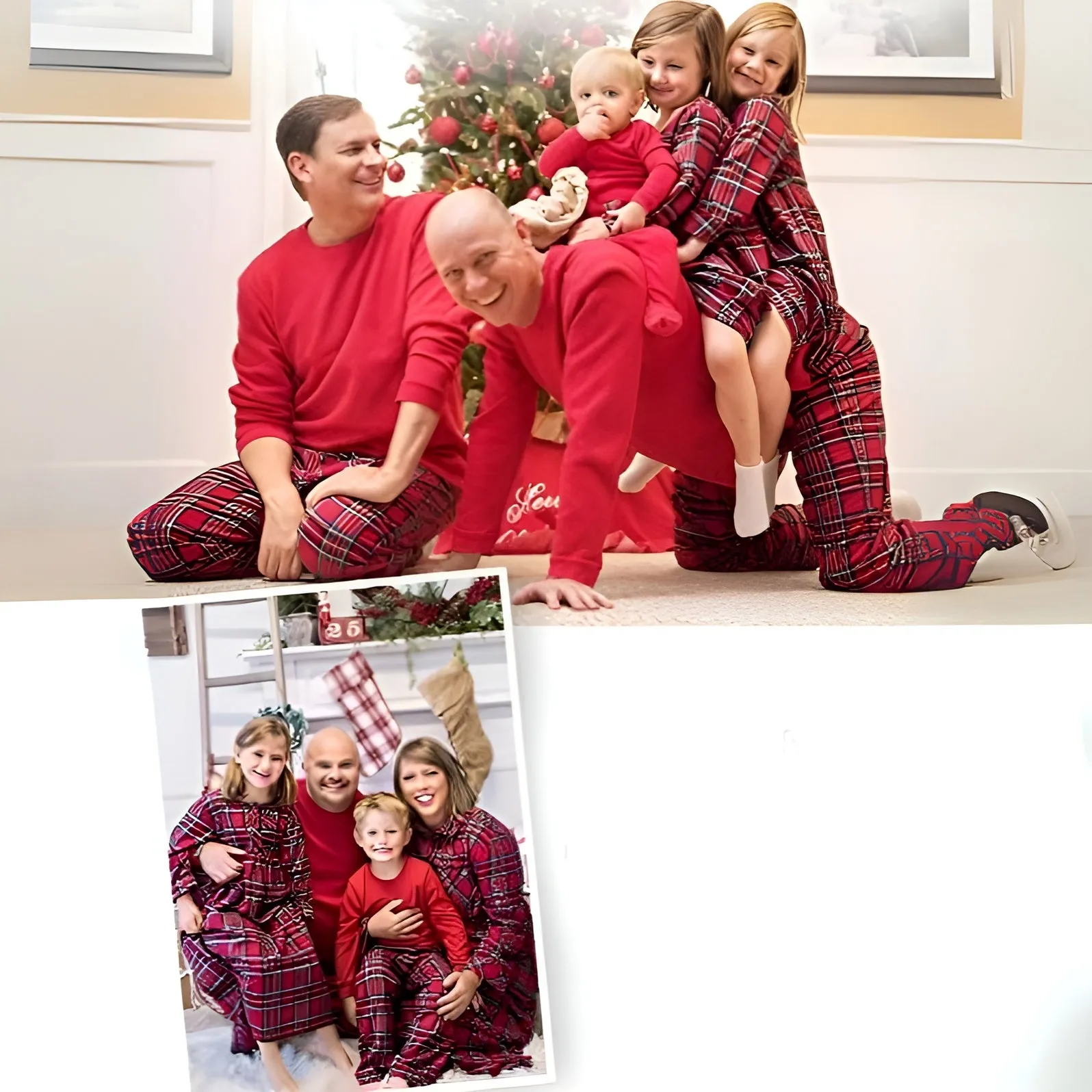 Xmas Holiday Family Matching Pajama Sets